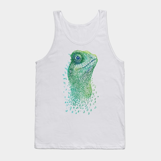 Lizard Tank Top by Warbler Creative